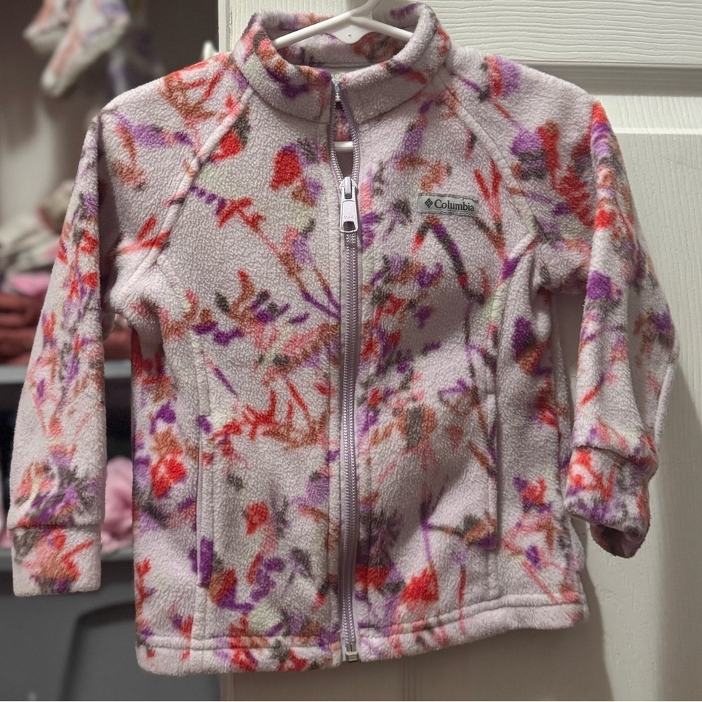 Columbia Multicolor Floral Fleece Jacket Kids